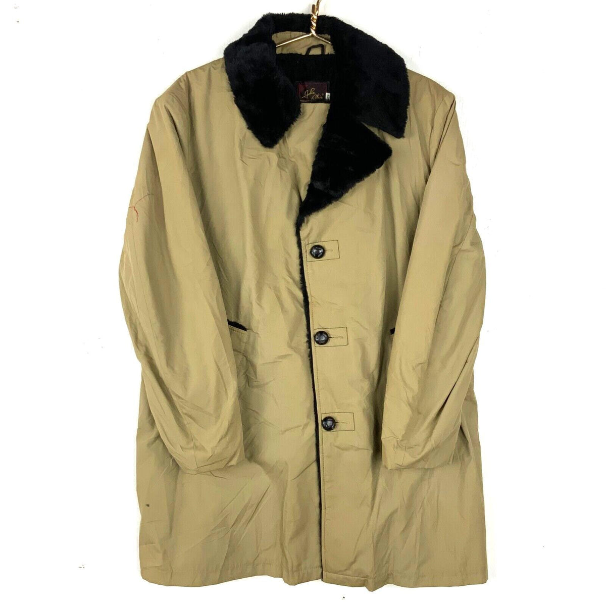 Vintage 1980s Sherpa Lined Coat Jacket Size 42R Beige Made Usa Button Up Graphic Tee – Feel-Good Design · Trending Graphic Apparel