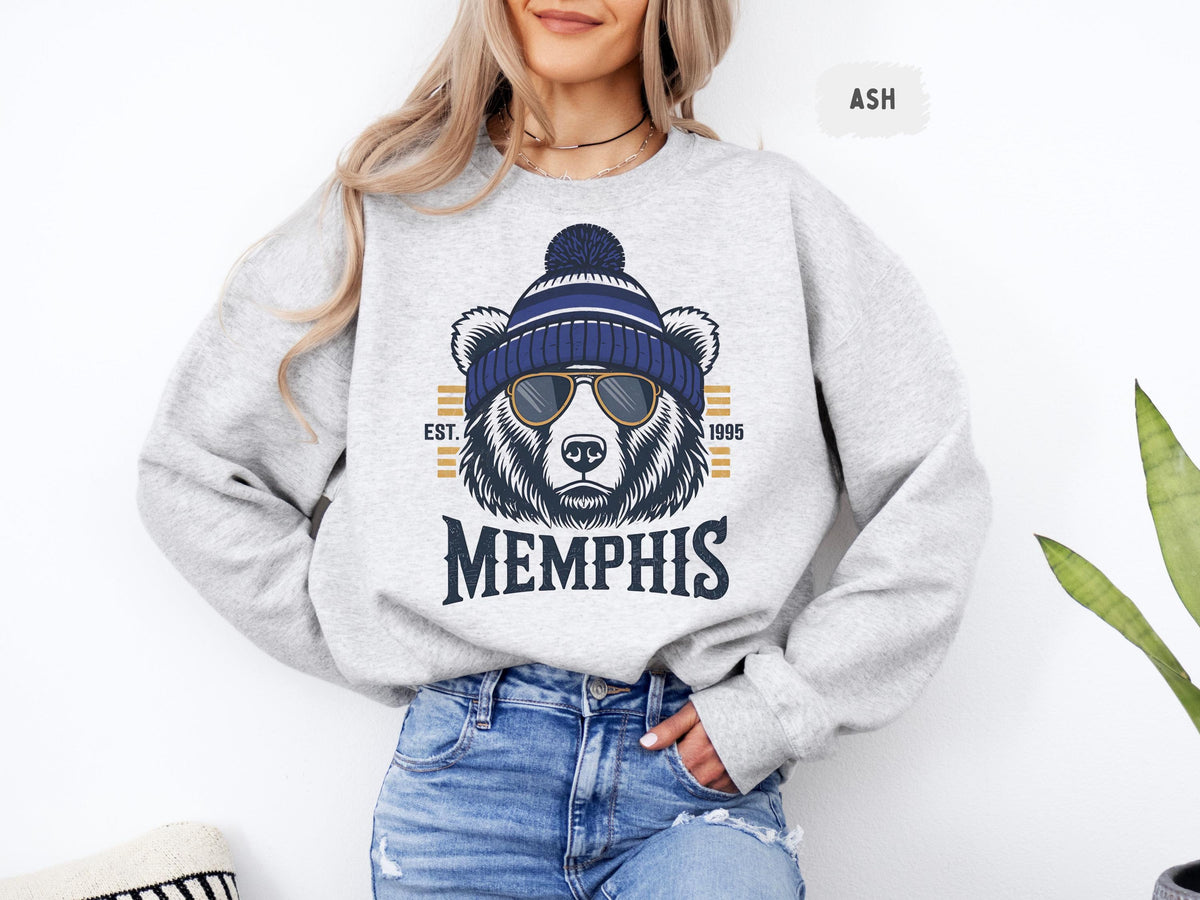 Memphis Basketball Sweatshirt Memphis Team Apparel Unisex Crewneck Jumper Grizzly Fan Gift Sports Fanatic Pullover Casual Sports Clothing Sweatshirt – Warm & Stylish · Top Pick For Any Outfit