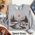 Retro Deer Wilderness Scene Sweatshirt Winter Deer Sweater 90s Sweatshirt Deer Lover Gift Whitetail Deer Hunting Shirt Nature Sweater Sweatshirt – Easygoing Wear · Perfect For Daily Wear