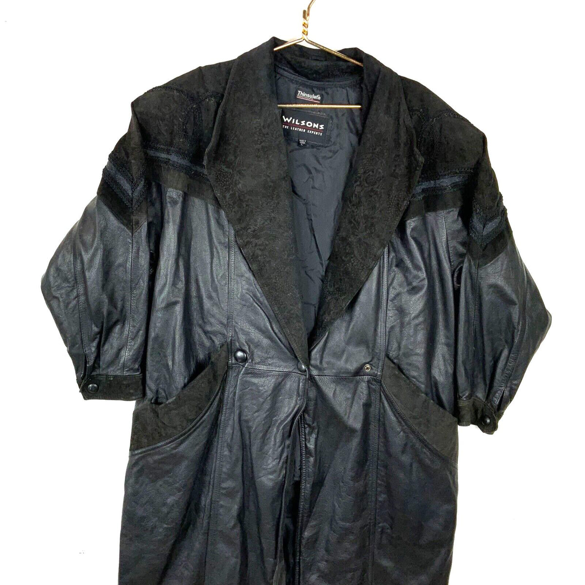 Vintage Wilsons Leather Coat Jacket Women39s Large Black Lined Thinsulate Graphic Tee – Premium Graphic · Trending Graphic Apparel