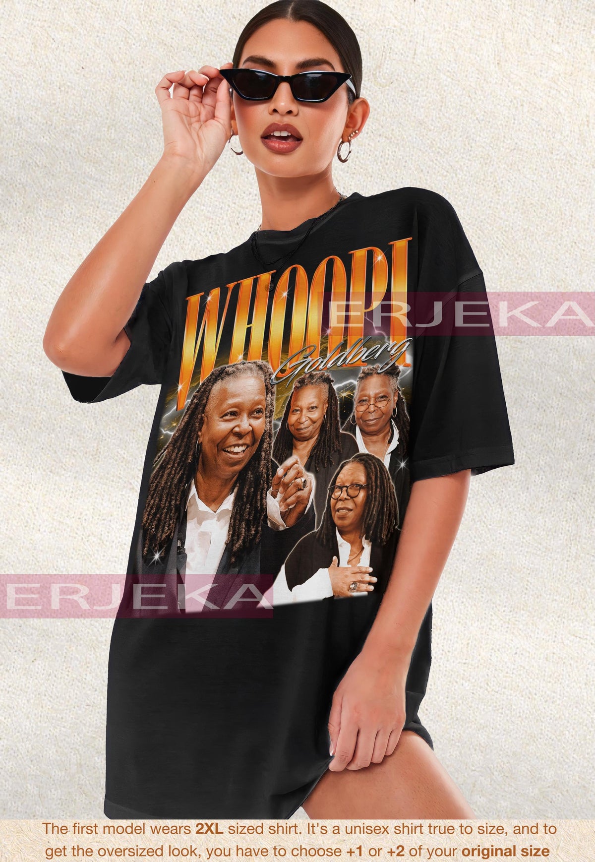 WHOOPI GOLDBERG T shirt Whoopi Goldberg Fans Gift Whoopi Goldberg Retro Shirt Whoopi Goldberg Funny Shirt Whoopi Goldberg Bootleg Tees Graphic Tee – Premium Graphic · Top Pick For Any Outfit