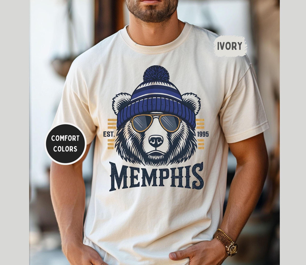 Memphis Basketball Fan Shirt Retro Grizzly Tshirt Vintage Sports Tee Sports Team Apparel Memphis Basketball Fan Gift Graphic Tee – Soft Feel · Trending Graphic Apparel