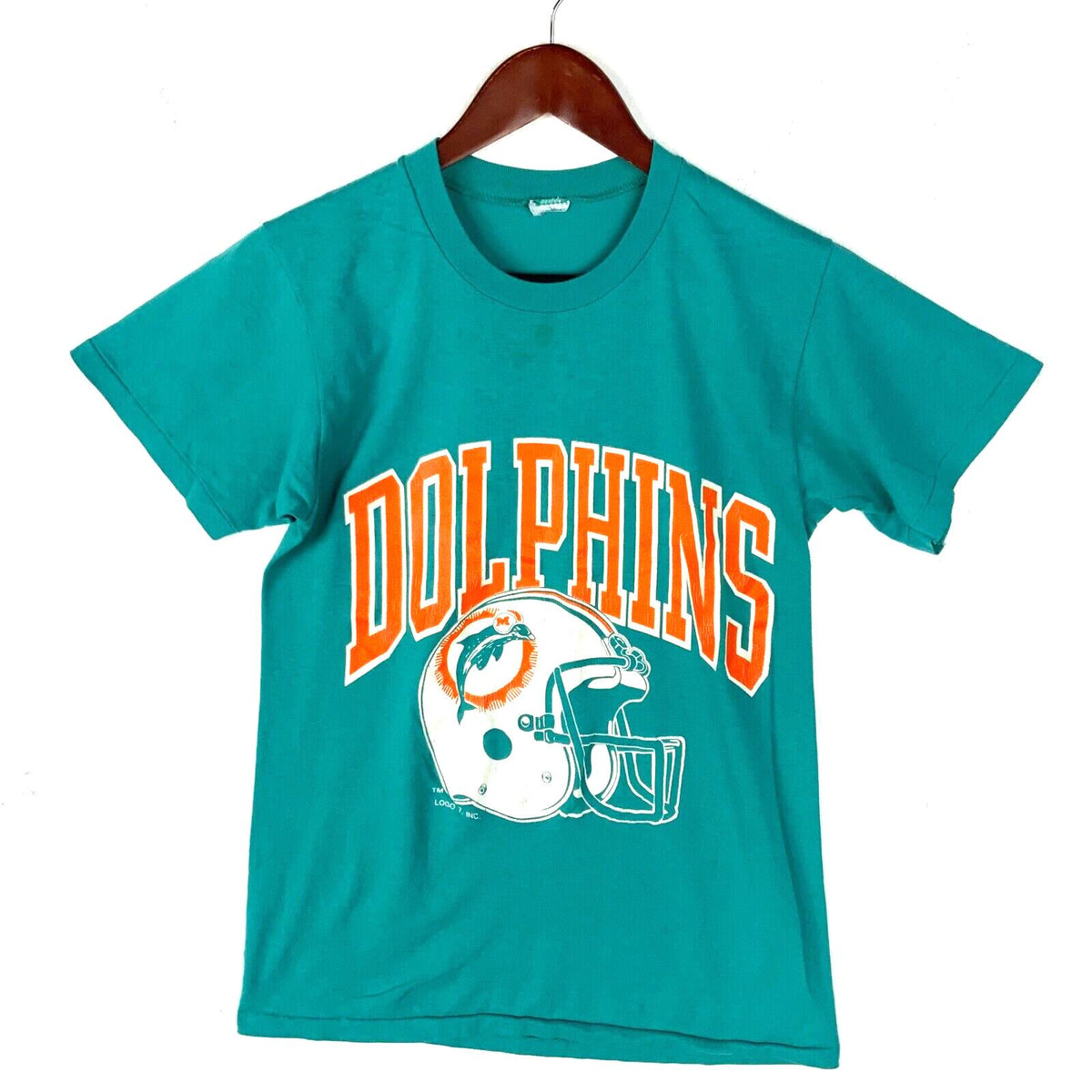 Vintage Miami Dolphins Logo 7 Tshirt Small Green Nfl Football Single Stitch 80s Graphic Tee – Cozy Vibes · Perfect For Daily Wear