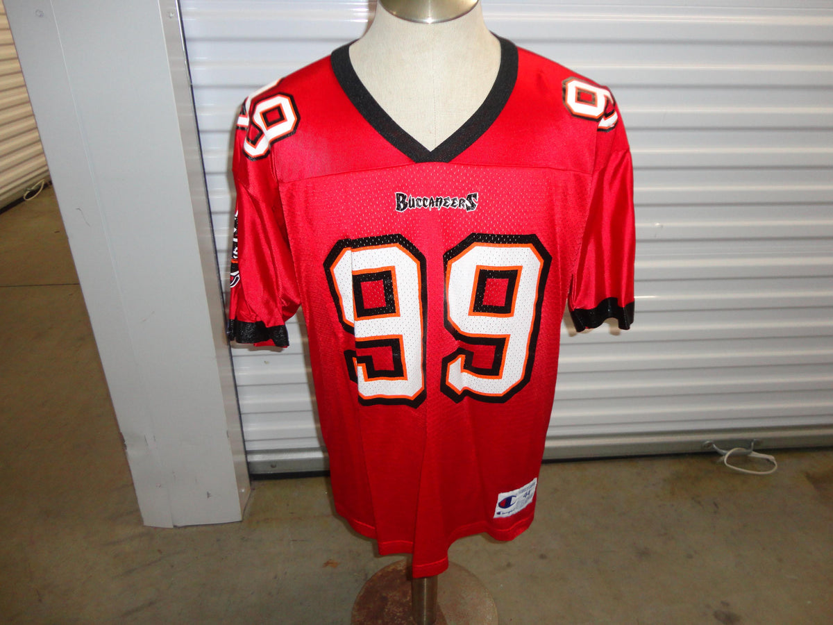 Vintage Tampa Bay Buccaneers Warren Sapp Champion Jersey Size 44 L Jersey – Cozy Vibes · Trending Graphic Apparel