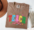 Teach TShirt Cute Teacher Shirt Teacher Appreciation Gift Back to School Outfit Kindergarten Teacher New Teacher Gifts Graphic Tee – Aesthetic Look · Top Pick For Any Outfit