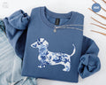 Floral Dachshund Sweatshirt Doxie Mama Crewneck Toile Dachshund Lover Dog Mothers Day Sweater Funny Pet Owner Gift New Wiener Dog Shirt Sweatshirt – Easygoing Wear · High-Quality Print