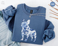 Toile De Jouy French Bulldog Sweatshirt Floral Frenchie Mama Crewneck Dog Lover Mothers Day Sweater New Pet Owner GiftFrenchie Dog Shirt Sweatshirt – Premium Graphic · Top Pick For Any Outfit