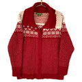 Eddie Bauer Knit Wool Sweater Womens 2XL Red Full Zip Shawl Snow Flake Cardigan Graphic Tee – Premium Graphic · Must-Have Style