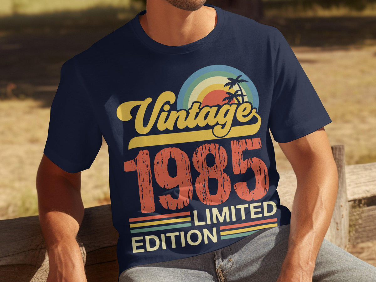 Mens Funny 40th Birthday Shirt Vintage 1985 Limited Edition Tee Retro Gift for Him 40 Years Old Graphic TShirt Graphic Tee – Cozy Vibes · Trending Graphic Apparel