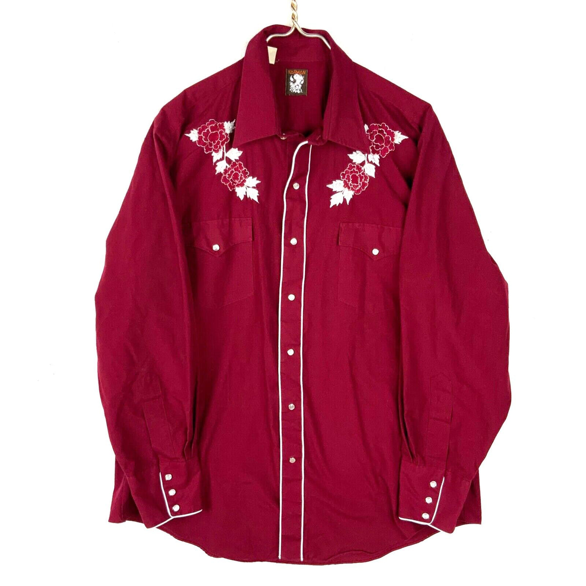 Vintage 1980s Floral Roses Pearl Snap Shirt Medium Red Long Sleeve Graphic Tee – Premium Graphic · Trending Graphic Apparel