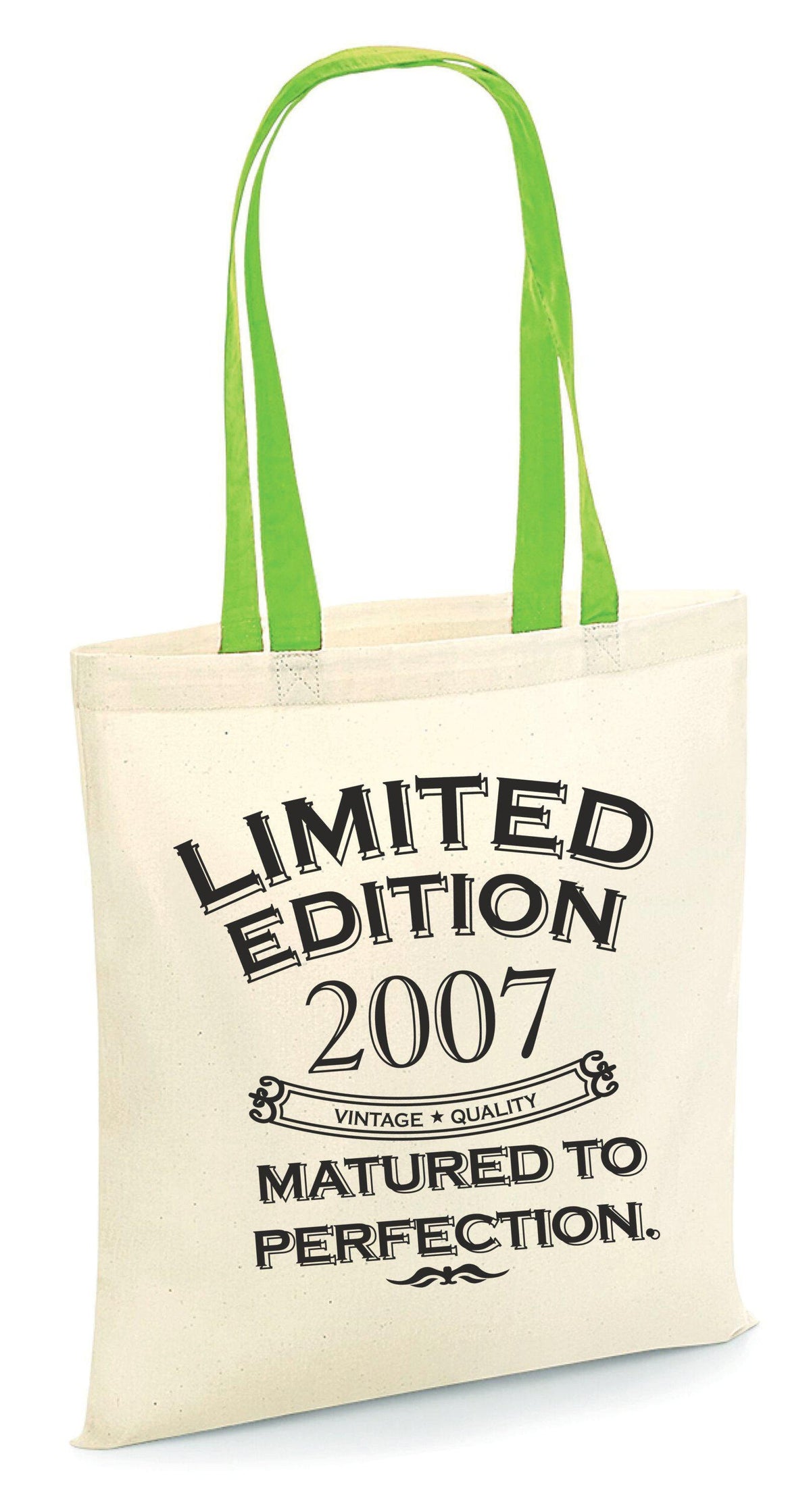 Limited Edition 2007 Tote Bag Perfect Birthday Gift 18 Years Old Party Bag Born In 2007 Tote Unique 18th Birthday Tote Tote Bag – Soft Feel · Top Pick For Any Outfit
