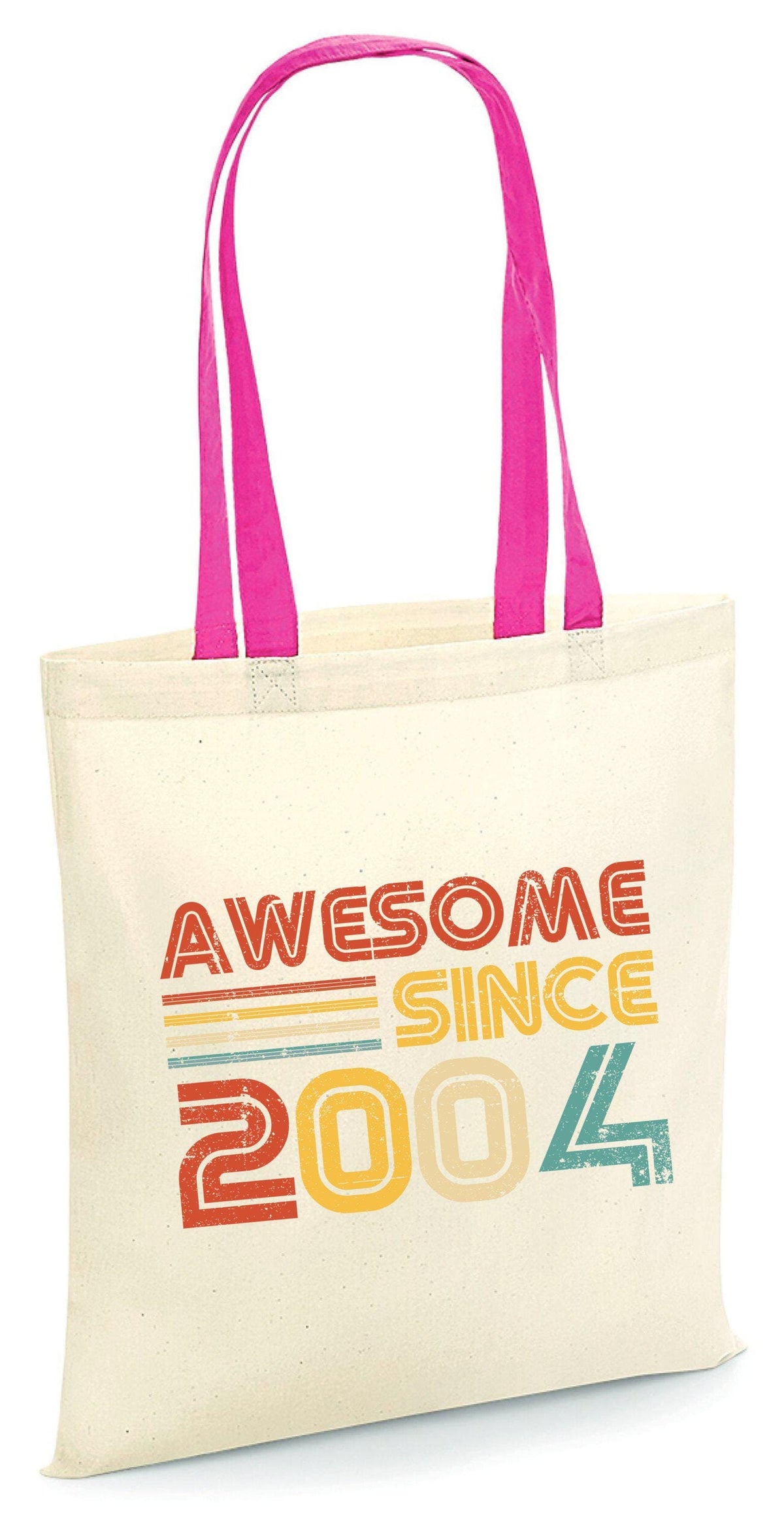 21st Birthday Tote Bag Awesome Since 2004 Born in 2004 Bag 21 Years Old Gift Bag for Life Party Bag Retro Year Design Tote Bag – Warm & Stylish · Top Pick For Any Outfit