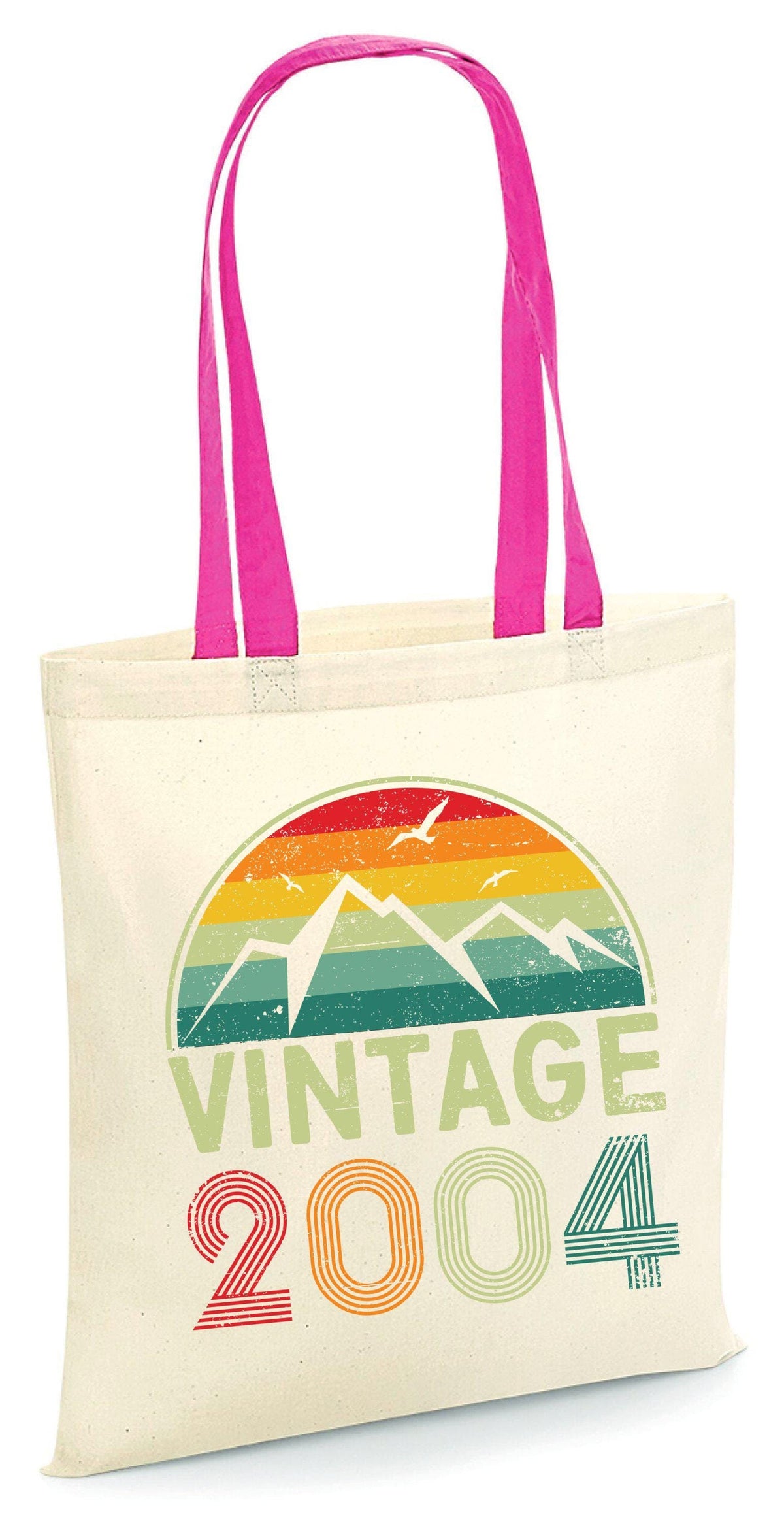 Vintage 2004 Tote Bag 21st Birthday Gift Born in 2004 21 Years Old Bag For Life Reusable Grocery Bag EcoFriendly Party Bag Tote Bag – Easygoing Wear · Must-Have Style