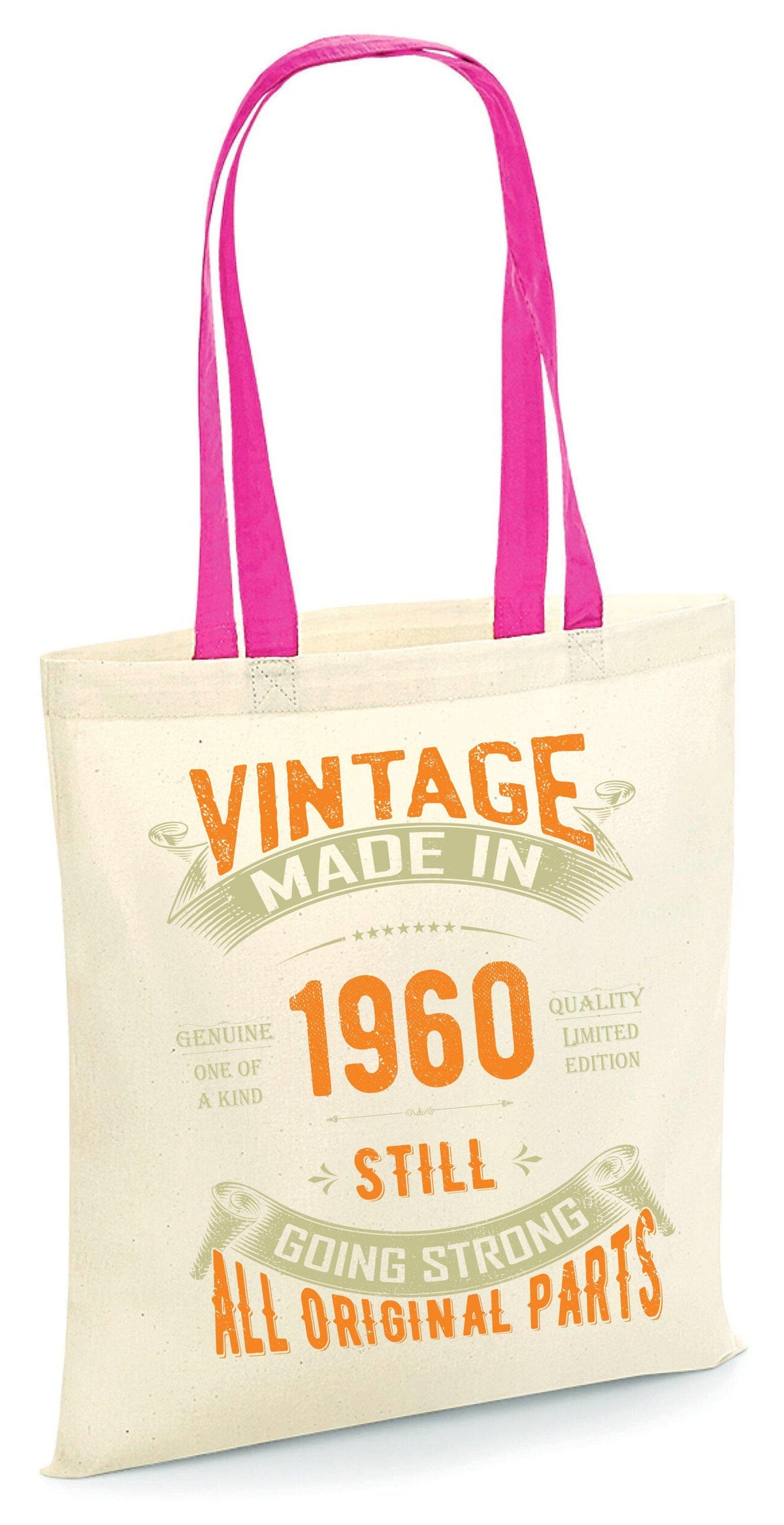 Vintage Made in 1960 Tote Bag 65th Birthday Gift Born in 1960 Tote 65 Years Old Bag 65th Party Bag Bag for Life Unique Gift Tote Bag – Easygoing Wear · Must-Have Style