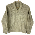 Vintage Cable Knit Wool Sweater Women39s Size Small Gray Shawl Collar Graphic Tee – Feel-Good Design · High-Quality Print