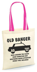 Vintage 80th Birthday Tote Bag Old Banger 80 Years Old Born in 1945 80 Years of Life Funny 80th Party Bag Bag for Life Gift Tote Bag – Premium Graphic · Trending Graphic Apparel