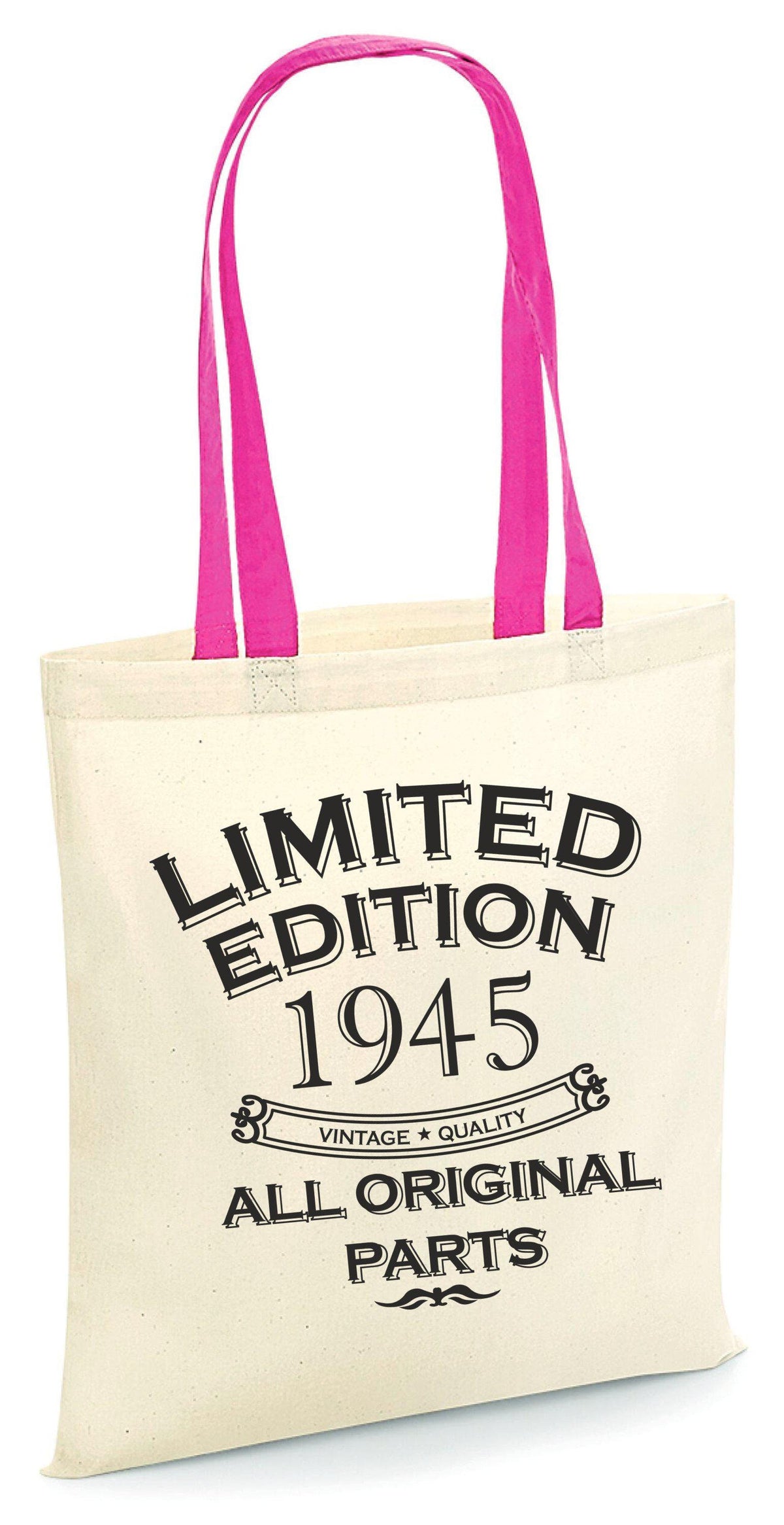 Limited Edition 1945 Heritage Tote Vintage Quality All Original Parts Tote Bag 80th Birthday Gift Born in 1945 Tote Bag Tote Bag – Bold Style · Must-Have Style