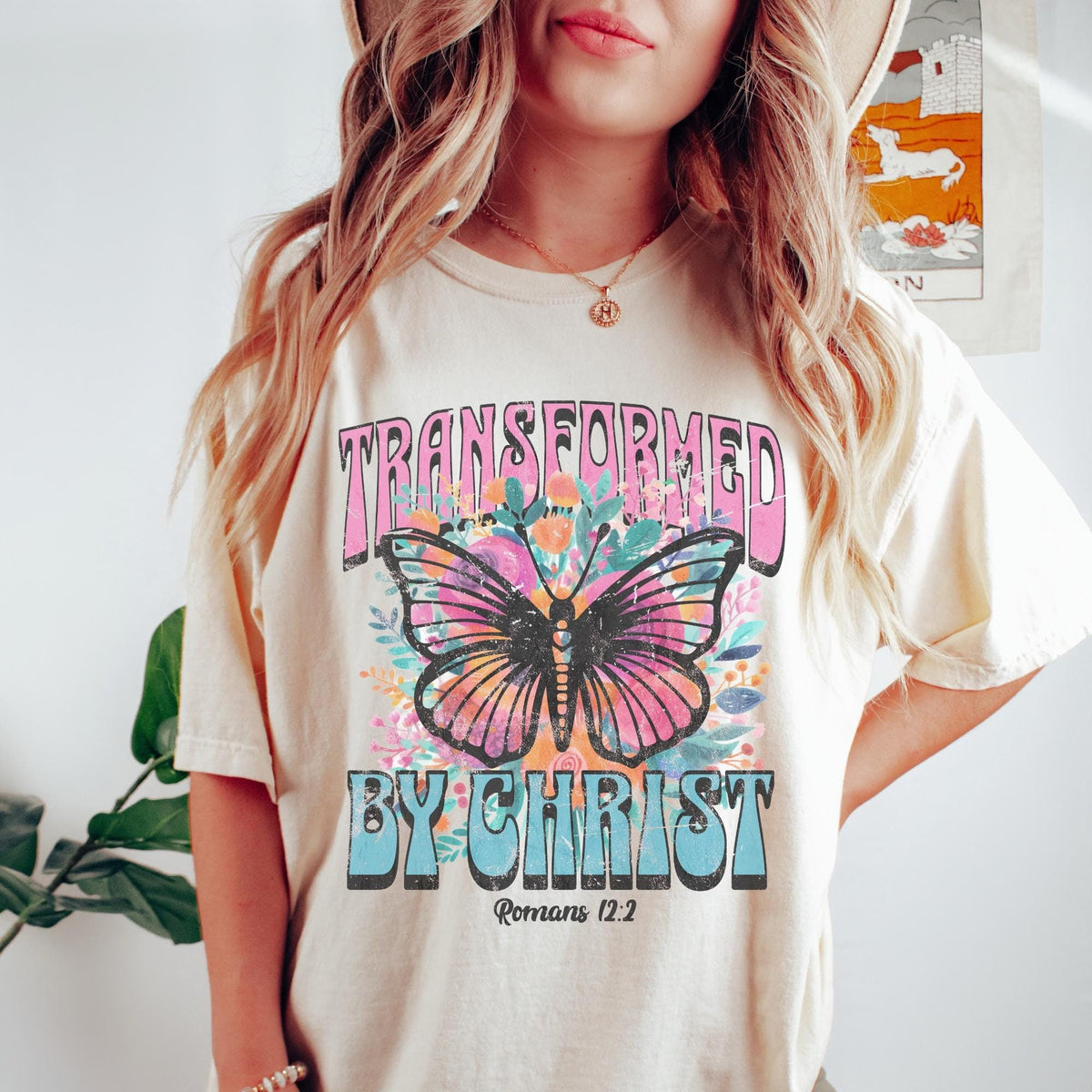 Comfort Colors Transformed By Christ Shirt Christian Shirt Christian Apparel Christian Streetwear Bible Verse Shirt Gift for Christian Graphic Tee – Warm & Stylish · High-Quality Print
