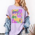 Boho Mardi Gras Shirt Coquette New Orleans Shirt Retro Carnival Party Tee Women Nola Outfit Laissez Les Bon Temps Rouler Graphic Tee – Easygoing Wear · High-Quality Print