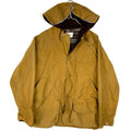 Vintage 1970s Western Field Hooded Hunting Jacket Size XL Brown Button Up Graphic Tee – Warm & Stylish · Must-Have Style