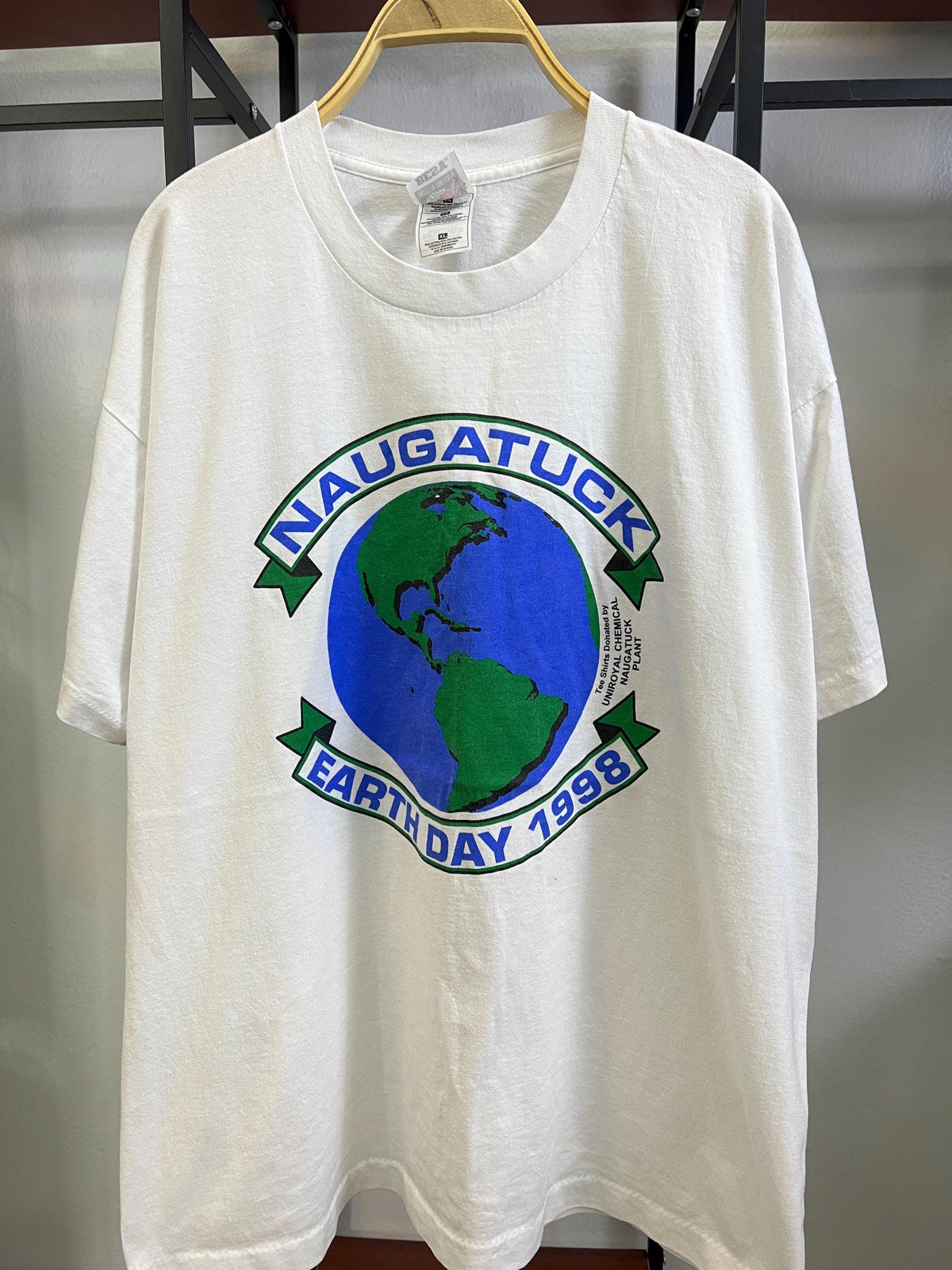 Vintage 90s Naugatuck Earth Day 1998 T Shirt Globe Environmental Graphic Tee Size XL Graphic Tee – Bold Style · Trending Graphic Apparel