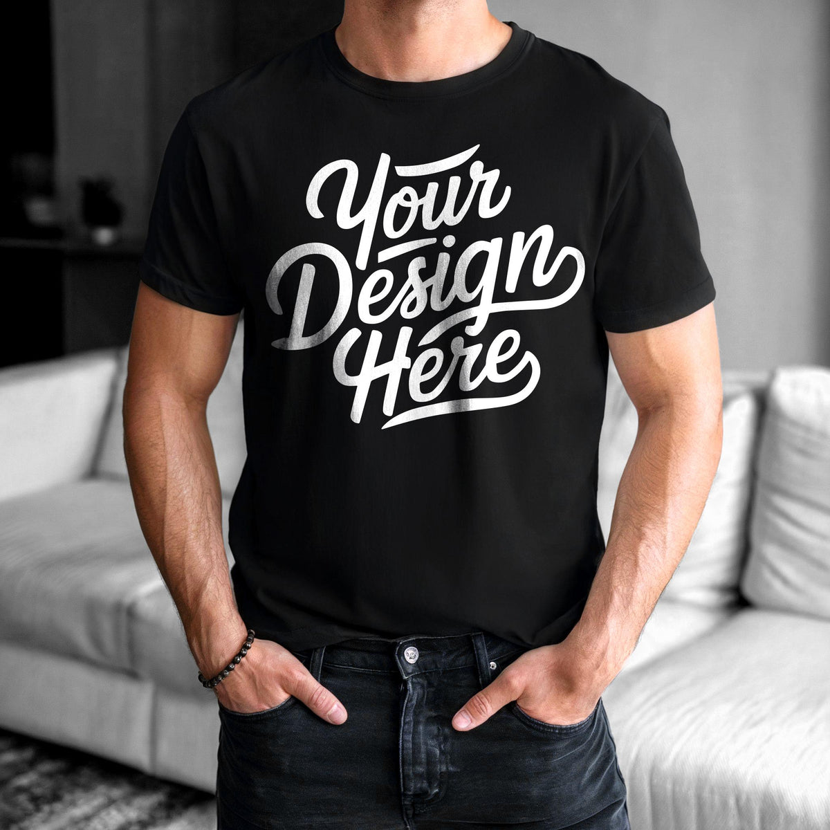 Black Bella Canvas 3001 Mockup T shirt Mockup 3001 Bella Canvas Shirt Model Mockup T Shirt Mockup Black Mens Bella Canvas TShirt Mockup Graphic Tee – Soft Feel · High-Quality Print