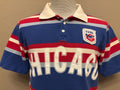 Vintage 200039s Chicago Cubs MLB Baseball Polo Tshirt M Graphic Tee – Aesthetic Look · Trending Graphic Apparel