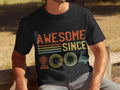 21st Birthday Gift Awesome Since 2004 21 Years Old T Shirt Mens Finally Legal Age Present for Son Brother Born in 2004 Party Tee Graphic Tee – Soft Feel · High-Quality Print