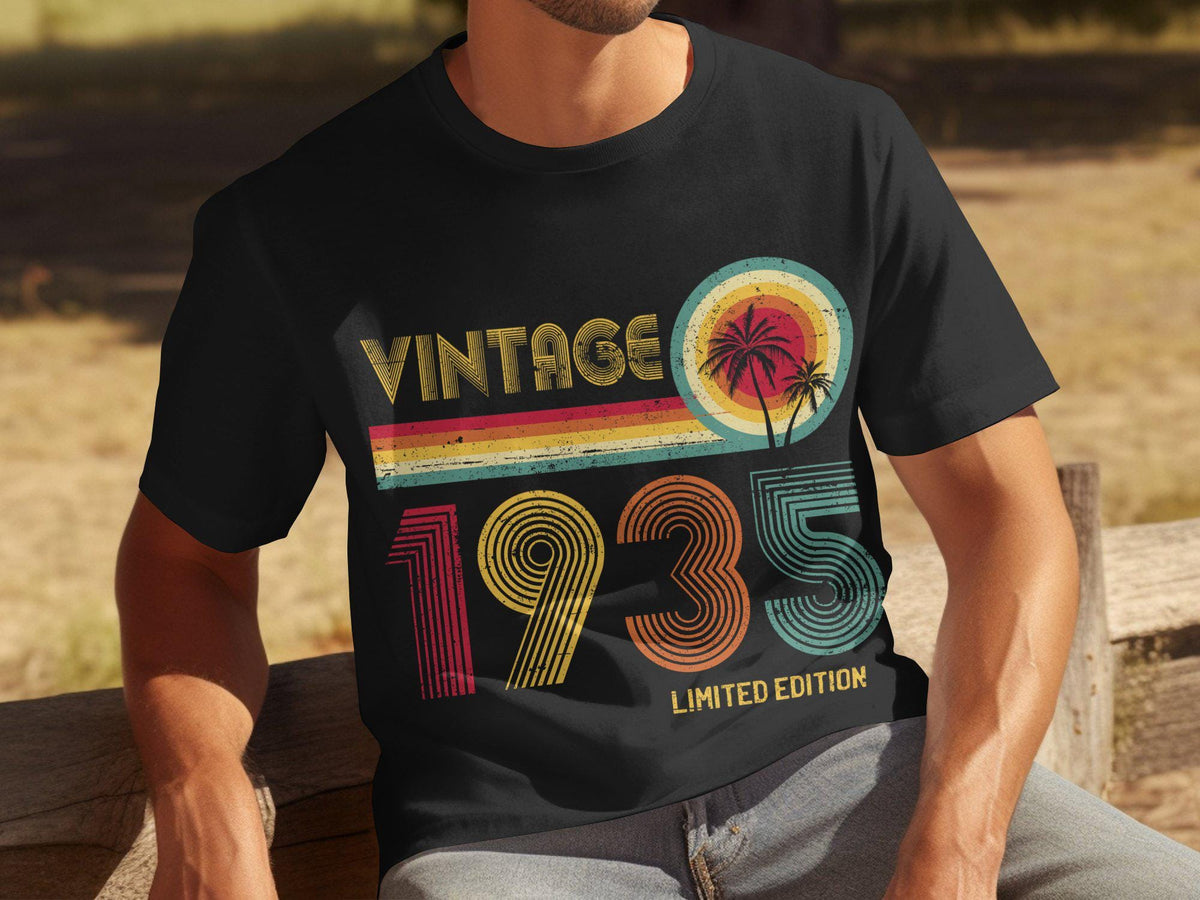 90th Birthday Gift Vintage 1934 Limited Edition 90 Years Old T Shirt Mens Retro Birthday Present for Grandpa Dad Born in 1934 Party Graphic Tee – Soft Feel · Must-Have Style