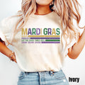 Retro Mardi Gras Shirt New Orleans Shirt Retro Carnival Party Tee Women Nola Outfit Beads Parade Louisiana Tshirt Graphic Tee – Soft Feel · Must-Have Style