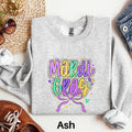 Coquette Mardi Gras Sweatshirt Dalmation Dots New Orleans Sweater Retro Carnival Party Sweatshirt Women Nola Outfit Fleur De Lis Bow Sweatshirt – Bold Style · Must-Have Style