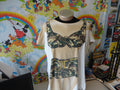 Vintage 9039s Camo Bikini Beach Cover Up Camouflage White T Shirt Size XL Graphic Tee – Warm & Stylish · High-Quality Print
