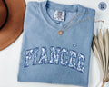 Fiance Shirt Toile De Jouy Future Bride Tshirt Engaged Gifts Engaged Couple GiftBridal Shower Outfit Fianc Shirt Graphic Tee – Easygoing Wear · High-Quality Print