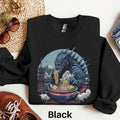 Ramen Dragon Sweatshirt Funny Noodles Sweater Monster Gift Dragon Lover Gift Japanese Sweatshirt Ramen Lover Gift Weird Foodie Gift Sweatshirt – Aesthetic Look · Must-Have Style