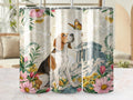 20 oz tumbler wrap png beagle dog in flower field butterfly digital background tumbler sublimation design Graphic Tee – Soft Feel · Trending Graphic Apparel