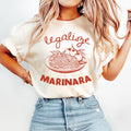 Legalize Marinara TShirt Trendy Graphic Retro Oversized Italia Aesthetic Trendy Girl Dinner Pasta Graphic Tee – Fan Favorite · Top Pick For Any Outfit
