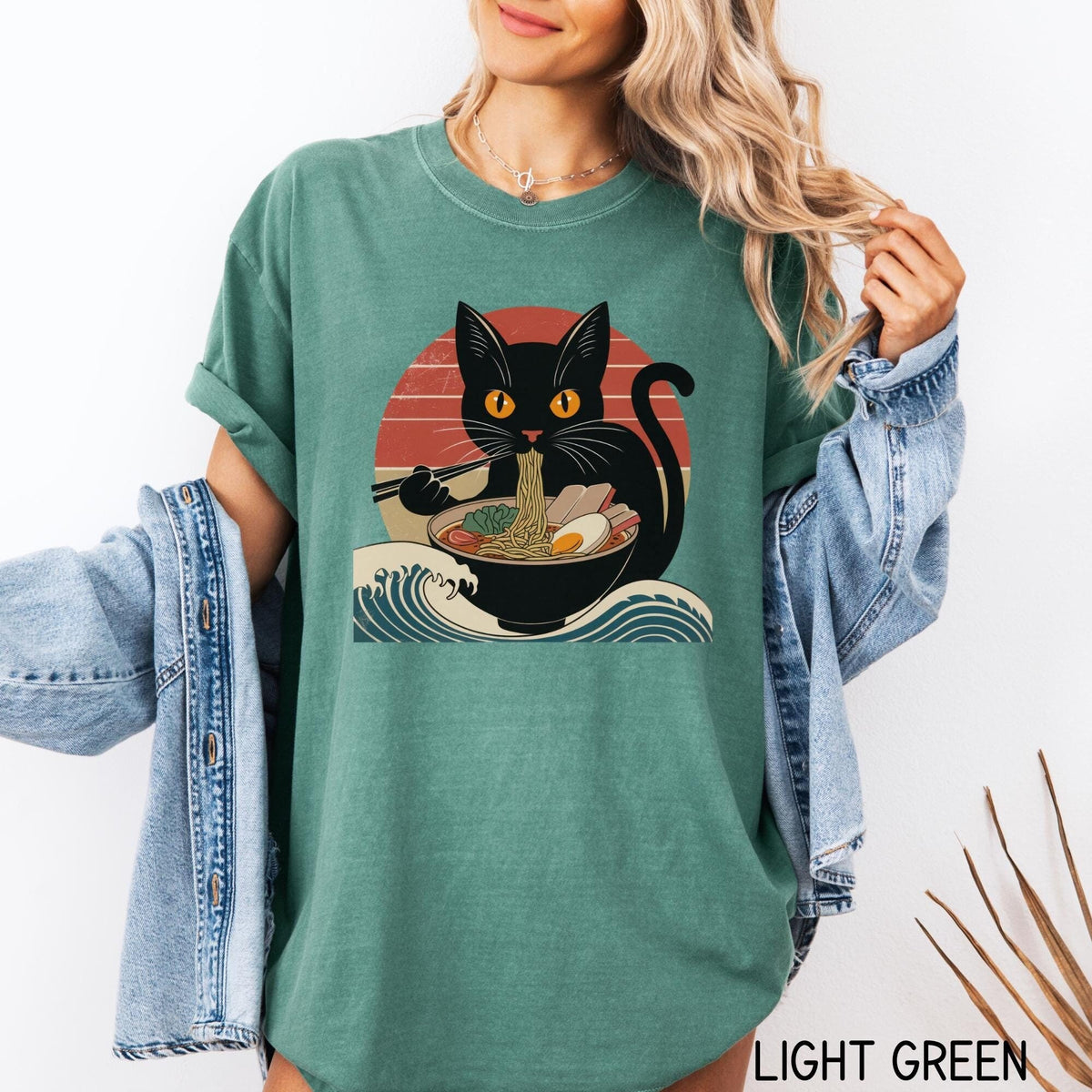 Noodle Cat Shirt Funny Ramen Tshirt Cat Lover Gift Ramen Lover Gift Japanese Shirt Black Cat Shirt Japan Foodie Gift Graphic Tee – Fan Favorite · Trending Graphic Apparel