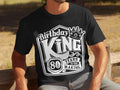 80th Birthday TShirt Born in 1945 Funny 80 Years Old Gift Birthday King Shirt 80 Years in the Making Mens Birthday Tee Graphic Tee – Fan Favorite · Perfect For Daily Wear