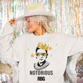 Notorious RBG Sweatshirt RBG Quote Sweatshirt Vote Tell Them Ruth Sent You Pro Choice Sweatshirt Activist Sweatshirt Sweatshirt – Feel-Good Design · Perfect For Daily Wear