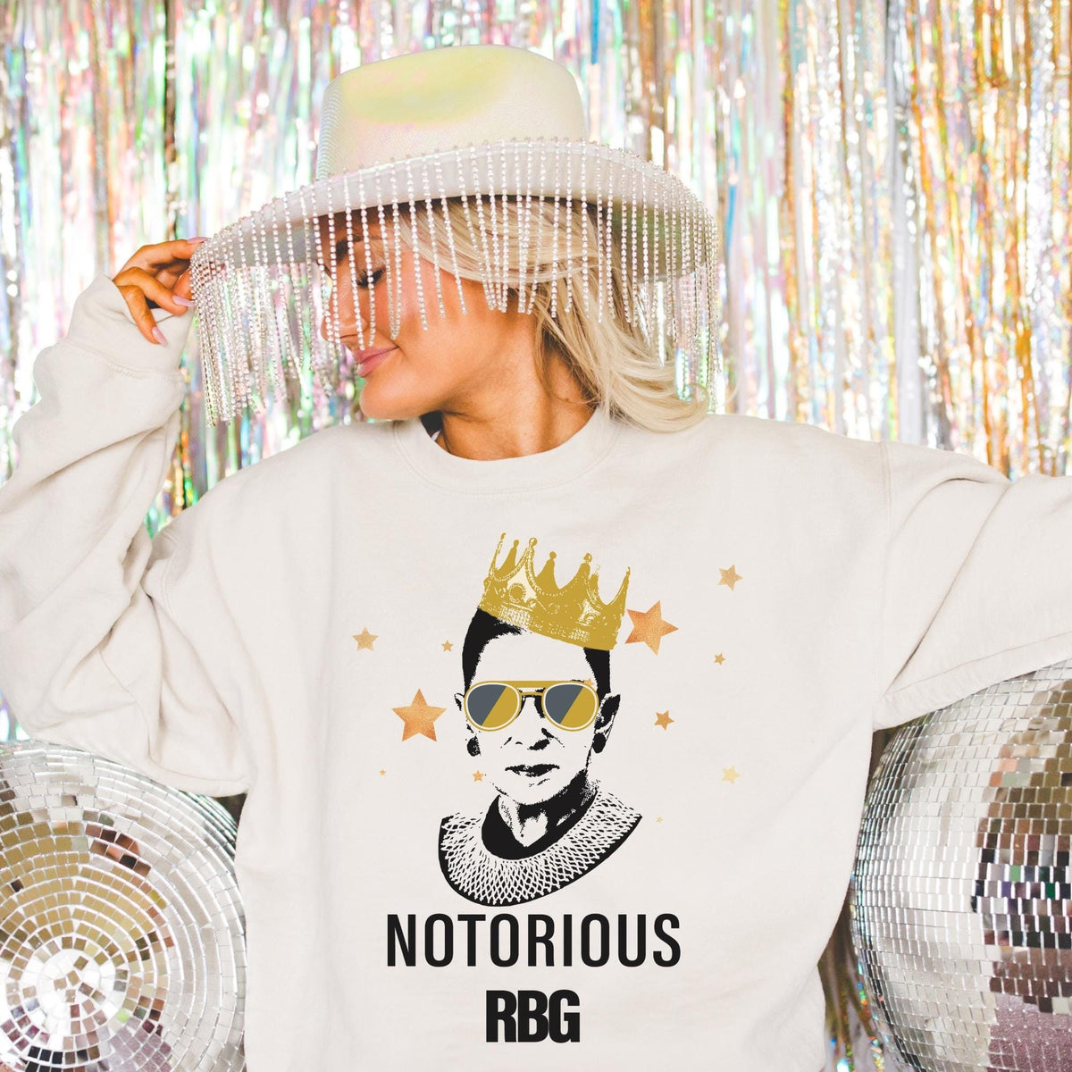 Notorious RBG Sweatshirt RBG Quote Sweatshirt Vote Tell Them Ruth Sent You Pro Choice Sweatshirt Activist Sweatshirt Sweatshirt – Feel-Good Design · Perfect For Daily Wear