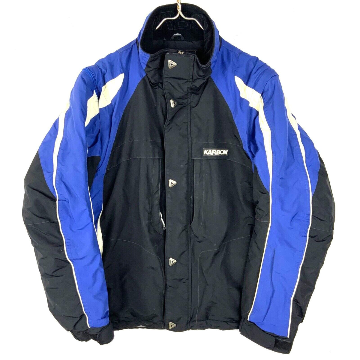 Vintage Karbon Ski Jacket Size Large Black Full Zip Made In Canada Insulated Graphic Tee – Soft Feel · Must-Have Style