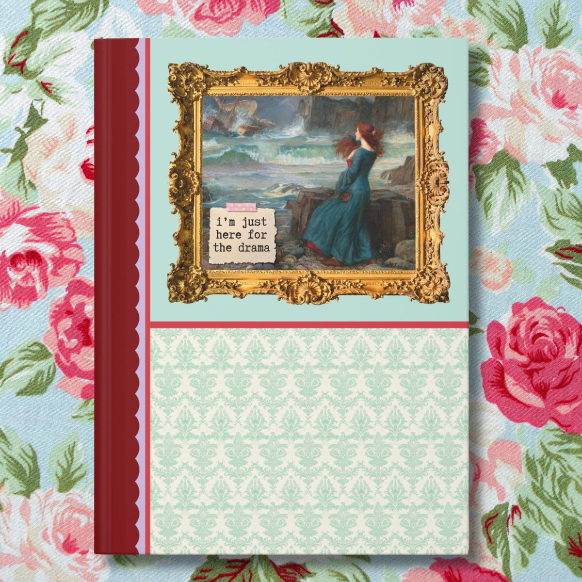 Miranda by John William Waterhouse Notebook William Shakespeare Tempest Classic Literature Art History Gift for Reader Humanites Major Graphic Tee – Fan Favorite · Trending Graphic Apparel