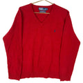 Vintage Polo By Ralph Lauren Knit Wool Sweater Size Large Red Italian Yarn 90s Graphic Tee – Bold Style · Trending Graphic Apparel