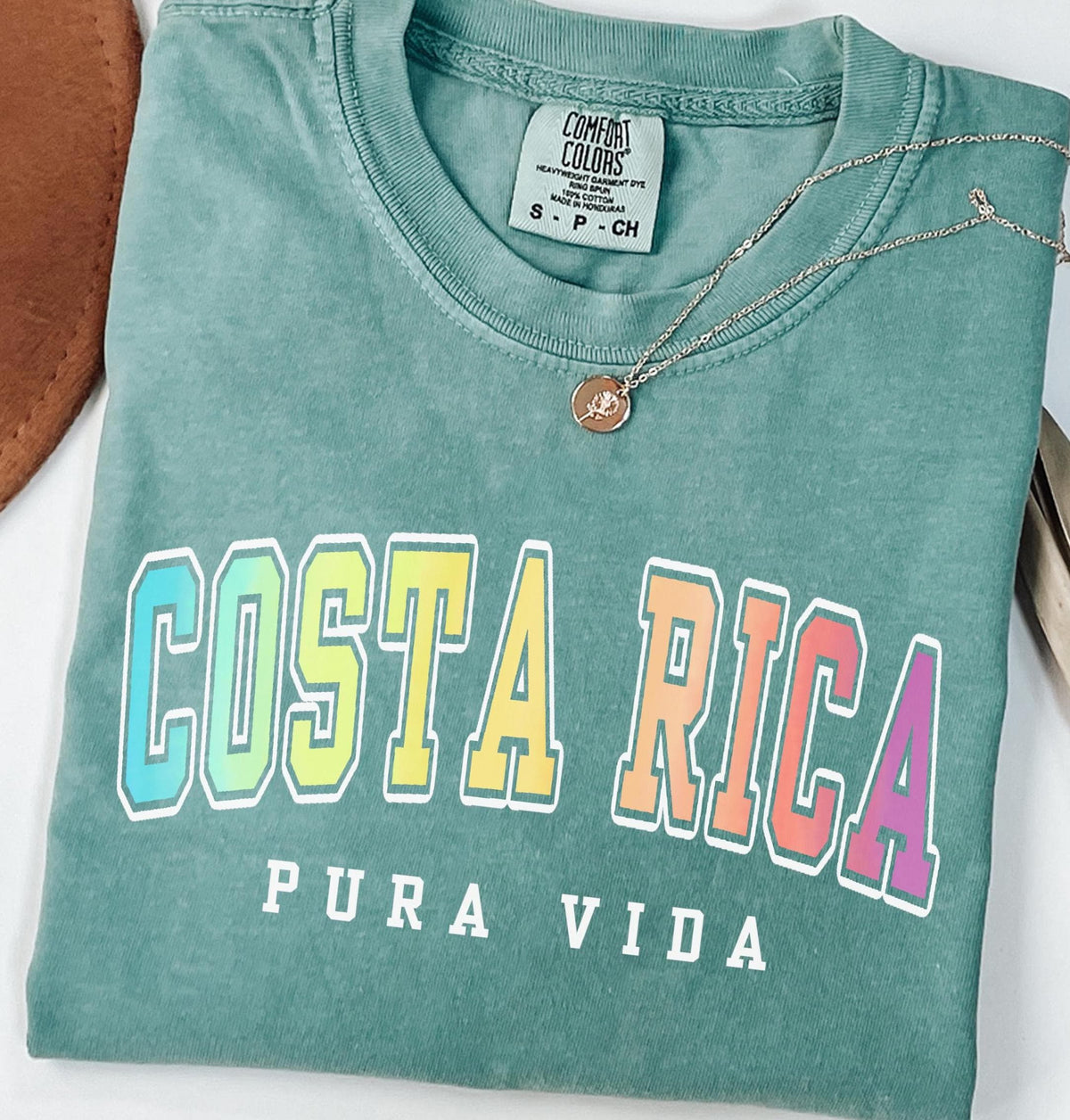 Costa Rica Beach Colorful Retro Tshirt Gift Tee Graphic Tee – Feel-Good Design · Great Gift For Fans