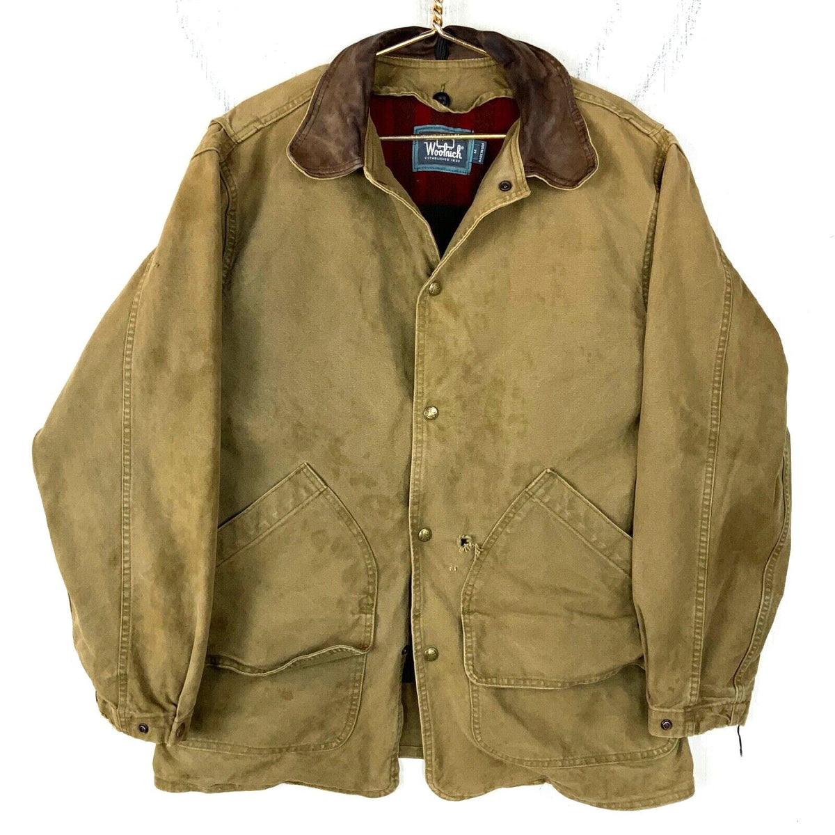 Vintage Woolrich Jacket Medium Brown Blanket Lined Made Usa Snap Button 90s Graphic Tee – Feel-Good Design · Must-Have Style