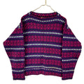 Vintage 1960s Knit Wool Sweater Women39s Size Medium Purple Argyle Striped Graphic Tee – Premium Graphic · Must-Have Style