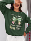 St Patricks Day Teacher Sweatshirt Speech Therapy Rocks Funny Saying Teaching Assistant Student Teacher Elementary Education Major Sweatshirt – Feel-Good Design · Perfect For Daily Wear