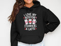 Boston Terrier Hoodie Womens Funny Dog Lovers Hoodie Cute Latte Design Hoodie Boston Terrier Sweatshirt Coffee Dog Gift Hoodie – Feel-Good Design · Great Gift For Fans