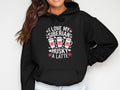 Women39s Hoodie with Adorable Dog Design Siberian Husky and Latte Art Fun Comfortable Cozy Pullover Cute Gift for Dog Lovers Hoodie – Fan Favorite · High-Quality Print