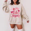 Jesus Loves You Sweatshirt Love Like Jesus Sweatshirt Religious Sweatshirt Christian Sweatshirt Jesus Sweatshirt Christian Streetwear Sweatshirt – Bold Style · Great Gift For Fans